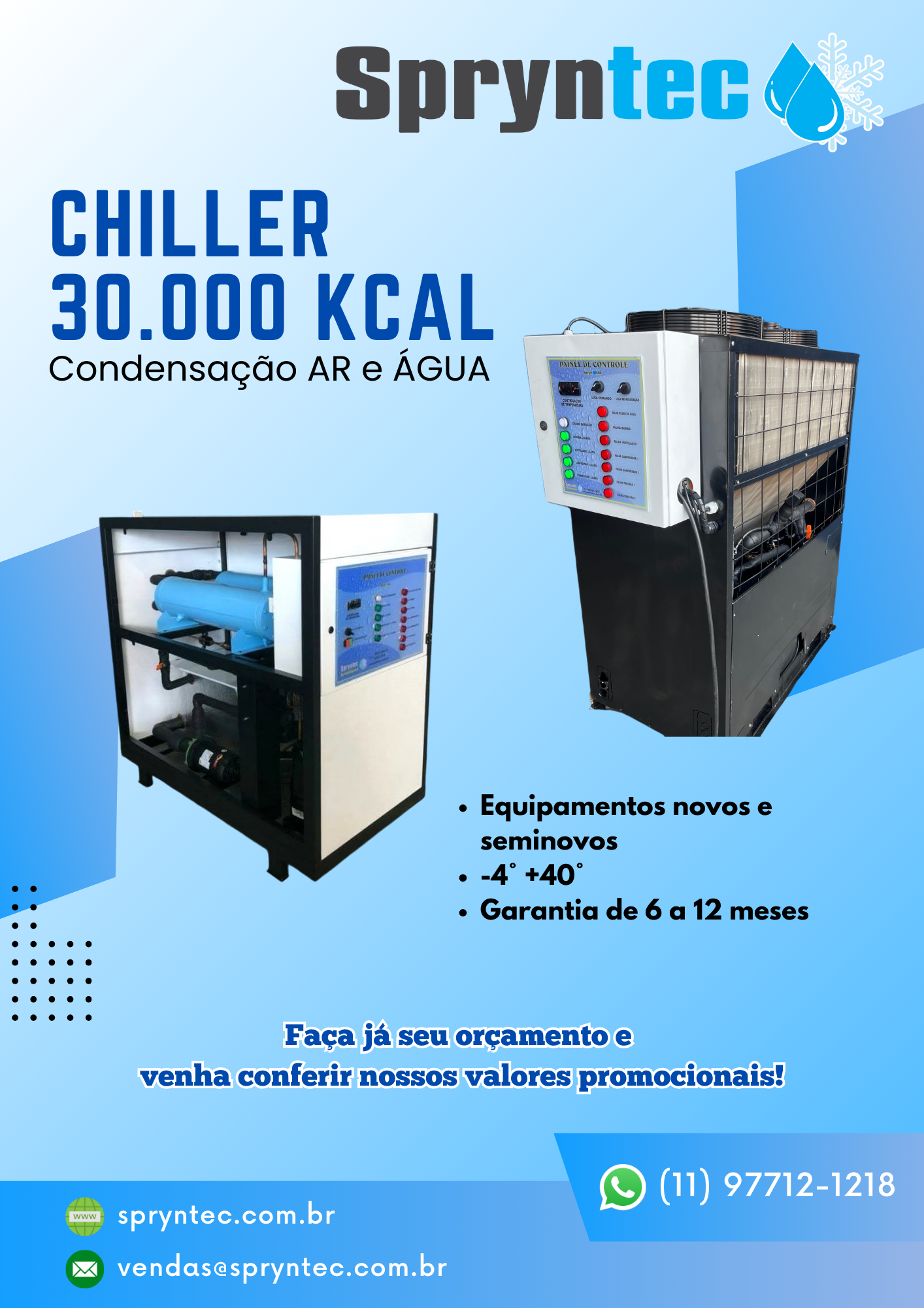 CHILLER 30.000 KCAL – DISPONÍVEL